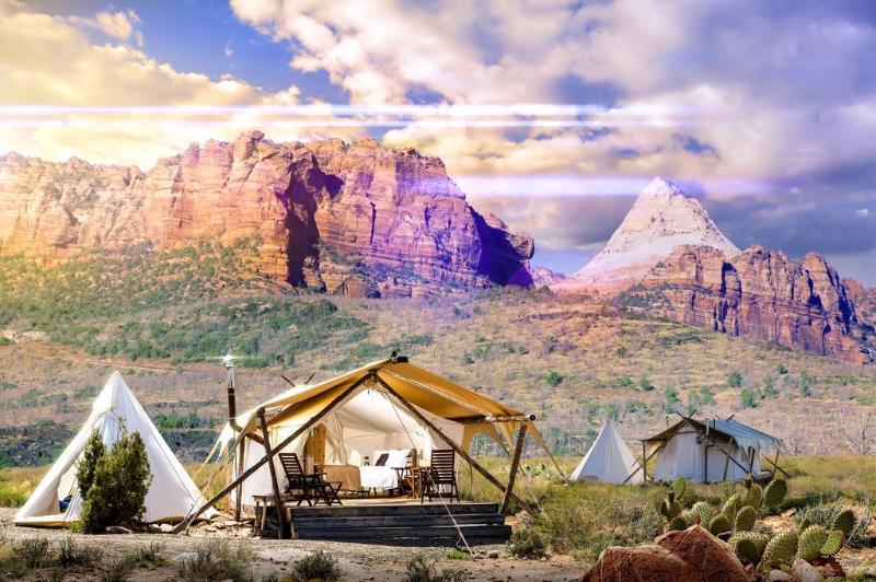 וירג'ין Under Canvas Zion מראה חיצוני תמונה